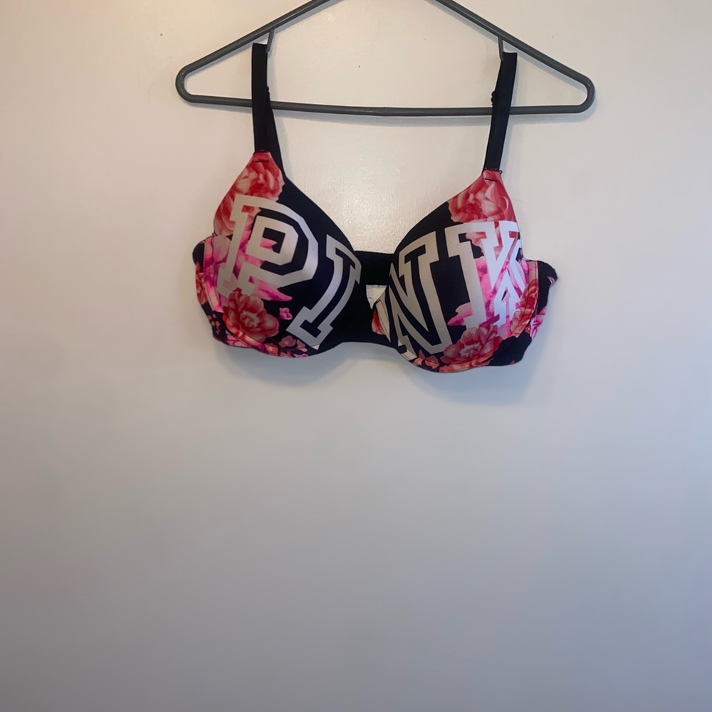 Pink bra